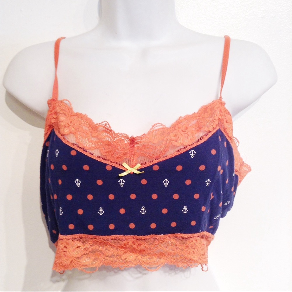 🌟5 for $25🌟Nautical Anchor Polka Dot Bralette